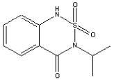 Figure: Bentazone (CAS-RN: 25057-89-0)