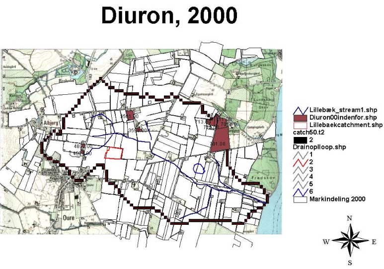 Figure: Diuron, 2000