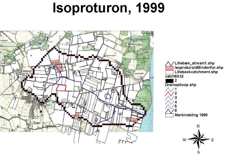 Figure: Isoproturon, 1999