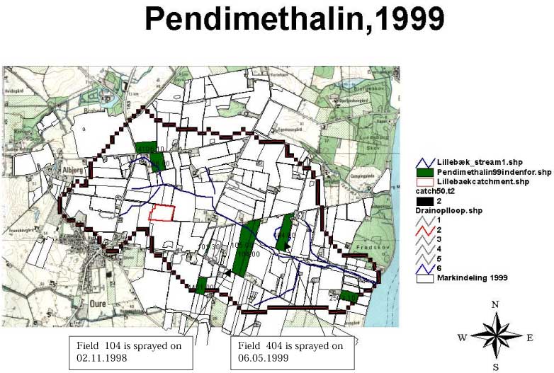 Figure: Pendimethalin, 1999