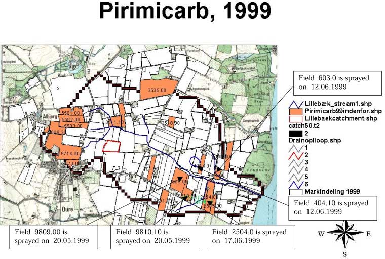 Figure: Pirimicarb, 1999
