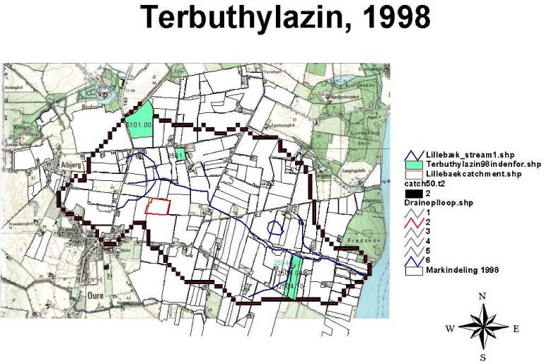 Figure: Terbuthylazin, 1998