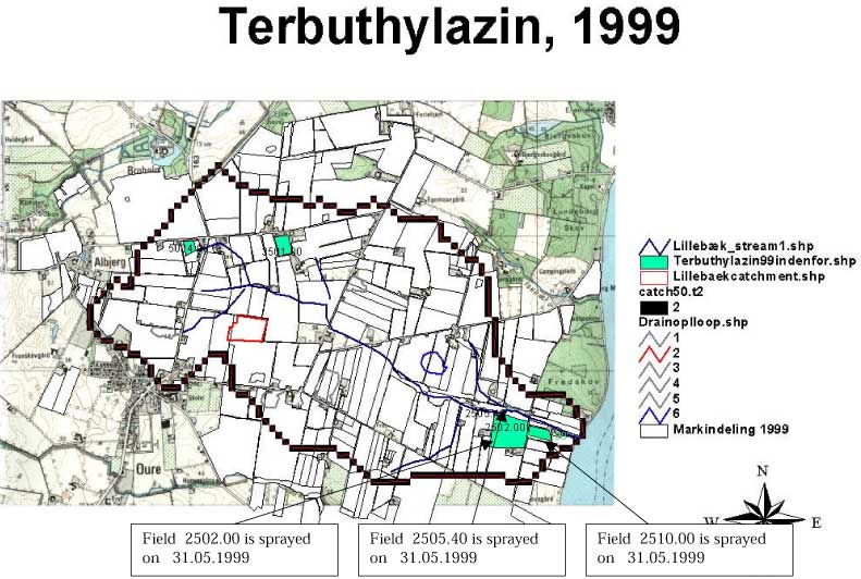 Figure: Terbuthylazin, 1999