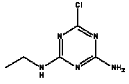Structural formula desisopropyl atrazine (DIA)