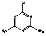 Structural formula desethyldesisopropyl atrazine (DACT)