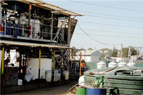 Figure 6.5.4 BCD plant April 2002. Reaction tank and holding tank