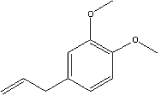 Methyl eugenol - Molecular structure
