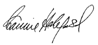Connie Hedegaards signature