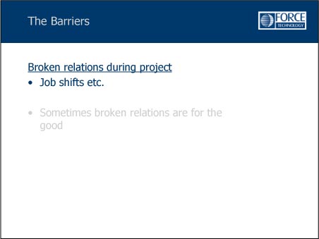 Slide: The Barriers 6