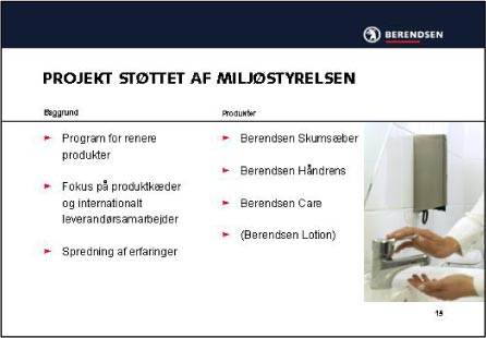 Slide: Project Supported by Danish EPA