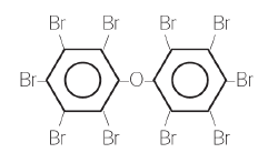 Figure 2.1 Chemical structure of Deca-BDE (from [8])