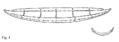 Fartøj forhøjet med to påsyede planker (fig.4).