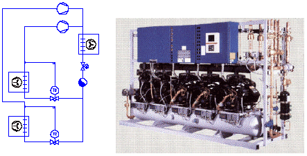 Figur 31: Parallelanlæg med fælles kondensator