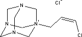 1-(3-chloroallyl)-3,5,7-triaza-1-azoniaadamantan chlorid