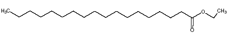 Figur 2.2 Formel for ethylstearat