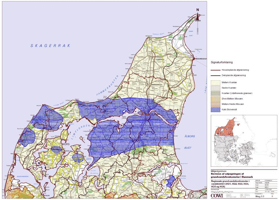 Bilag 5.5 Regionale Grundvandsforekomster, Nordjylland