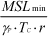 MSLmin/γP·TC·r