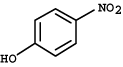 Strukturformel: Para-nitro-phenol