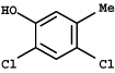 Strukturformel: 4,6-diCl-Cresol