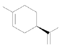 Molecular structure: (R)-p-mentha-1,8-diene