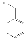 Molecular structure: Benzyl alcohol