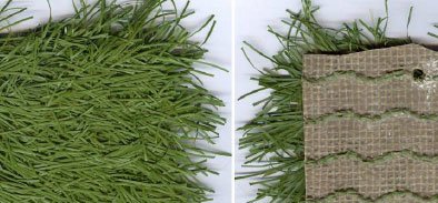 Figure 1.2 Mesh for artificial turf, front and back
