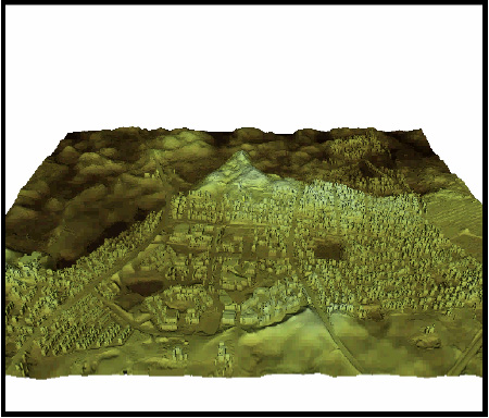 Figur 4. Et eksempel på en digital terrænmodel for oplandet Egebjerg i  Ballerup. Data til terrænmodellen tilhører COWI