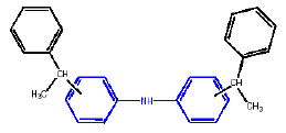 Benzenamin, N-phenyl-, styreneret