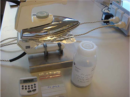 Figur 1.18 Prøveforberedelsesstand til fremstilling af testoblater til røntgenanalyse
