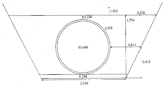 R�rgrave, beton � 1400 mm (3,89 kb)