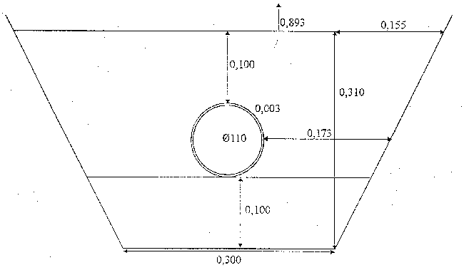 R�rgrave, plast � 110 mm