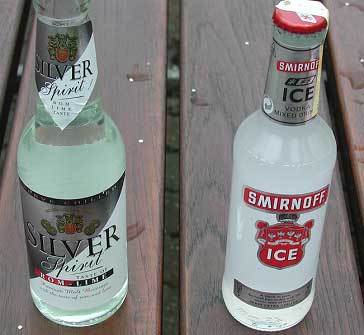 Figur 4.2: et udvalg af engangsplasker til alkoholdrikke.