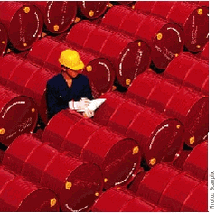 Illustration of chemical industry