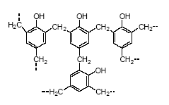 Figure 4.2 Phenol formaldehyde resin