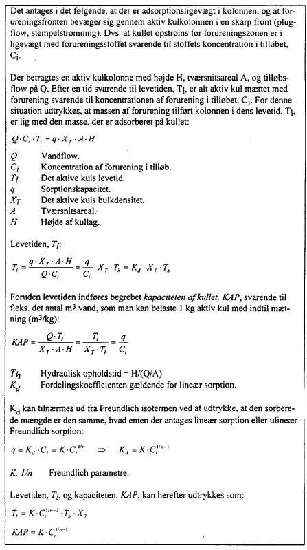 Boks 2.3 Aktiv kuls levetid og kapacitet (28 Kb)