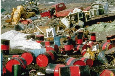 Losseplads ved Qeqertarsuaq