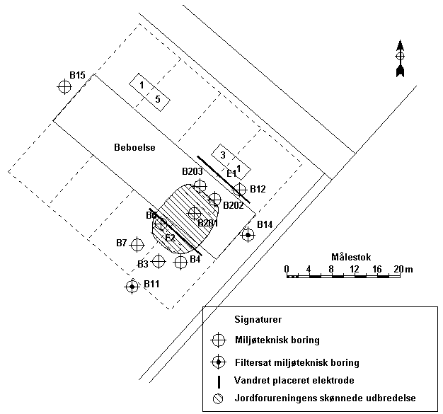 Situationsplan for forsøgsprojekt 4