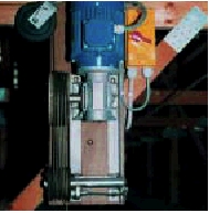 Motor til automatikken er forsynet med n&oslash;dstop samt induktive f&oslash;lere, der afbryder motoren ved driftsproblemer. 