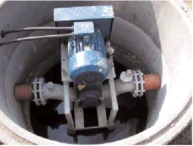 Pumpen er en tysk Vogelsang vakuumpumpe