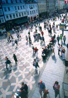 mennesker på Amager torv