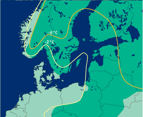 kort over skandinavien