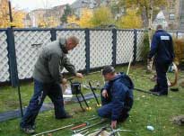 TDR sonder etableres