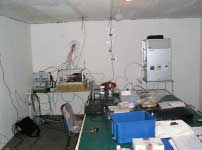 Måleudstyr i kælder