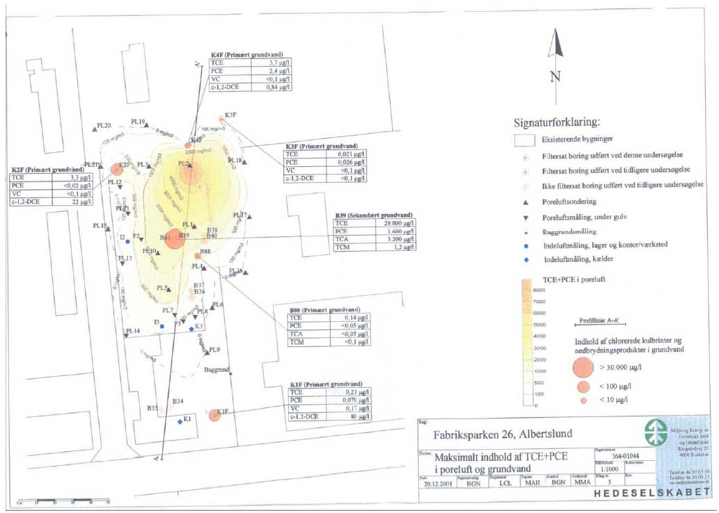 Bilag 2.11 Lokalitet L2 - Forureningsudbredelse