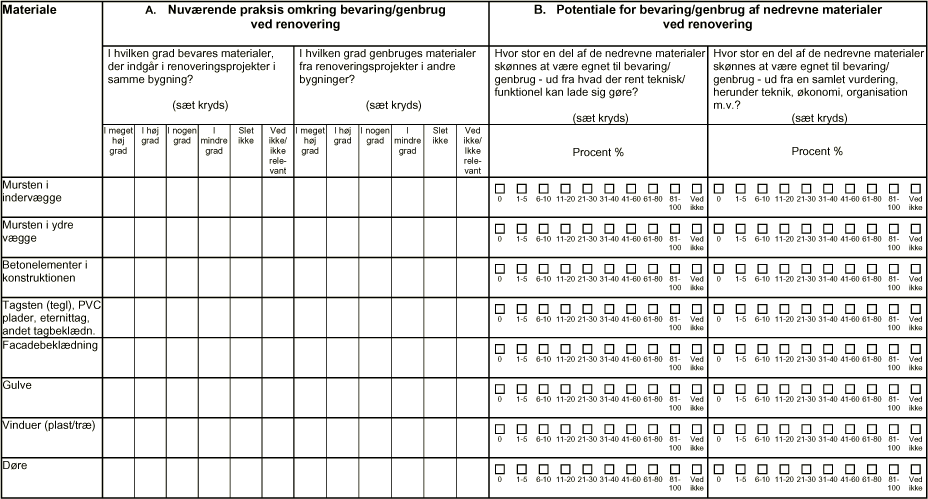 Bilag A – Spørgeskema - side 1