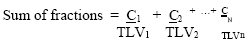 Sum of fractions