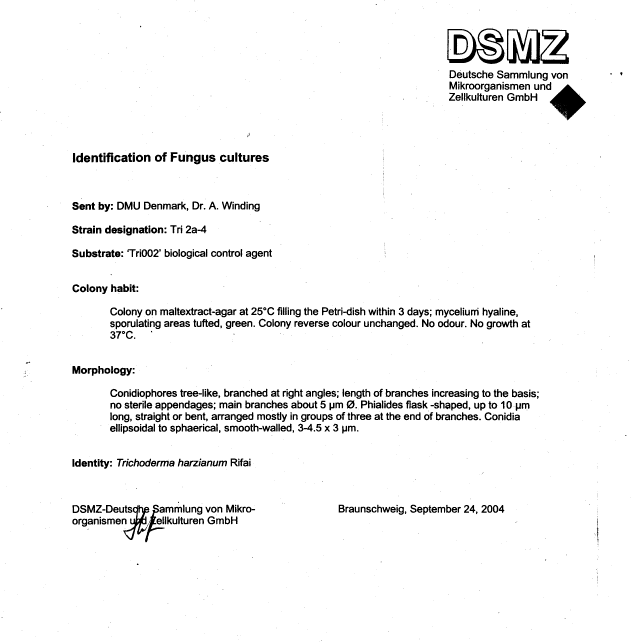 Identification schemes from Deutsche Sammlung von Mikroorganismen und Zellkulturen
