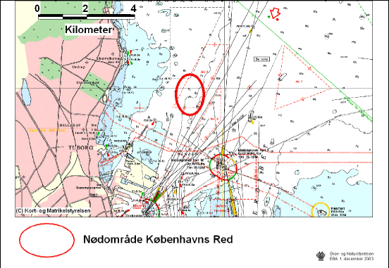 Figur 3.17 Regionplanskort, kort med naturbeskyttelsesinteresser samt s&oslash;kort der angiver n&oslash;domr&aring;de ved K&oslash;benhavns Red