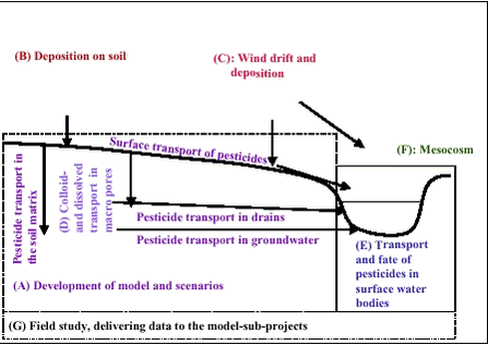 Figure 1 describes the relationship between the sub-projects.