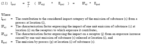 Formula 2.1 represents a sophisticated approach by considering one source to expose multiple receptors